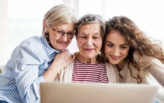Three ladies from different generations