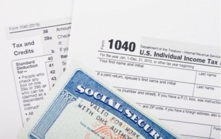 SSN and 1040 form