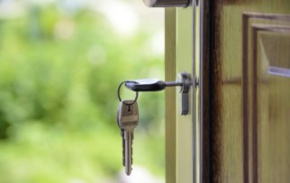 Set of keys in a lock